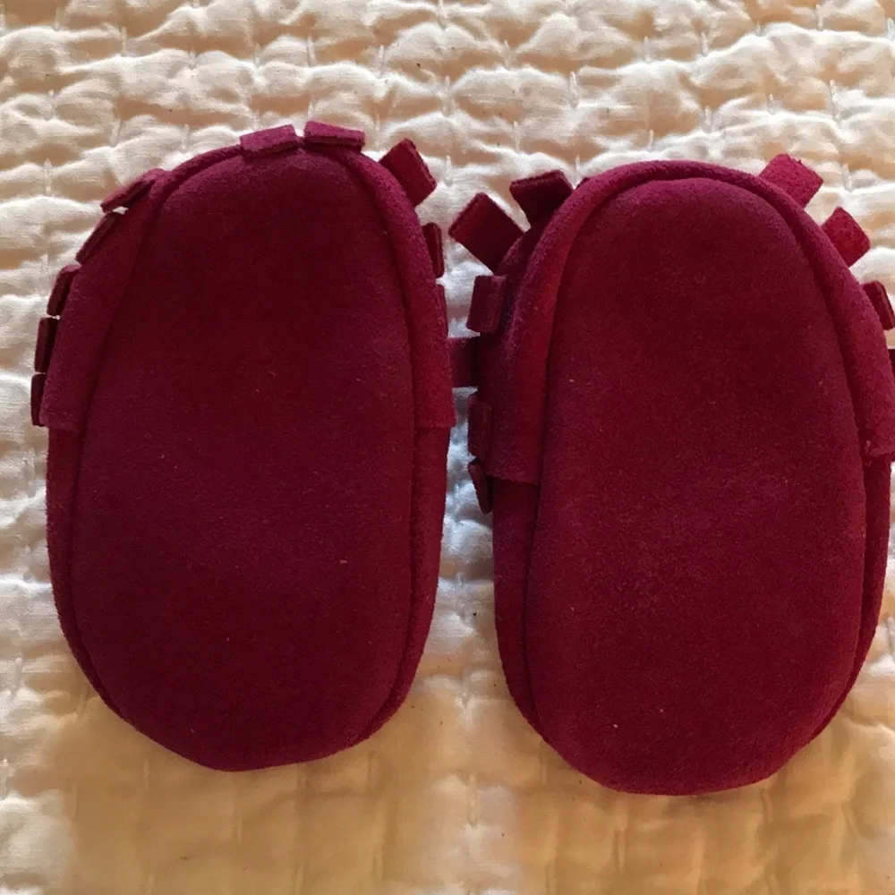 3/$20 NWT Baby Suede Fringe Moccasin Bootie